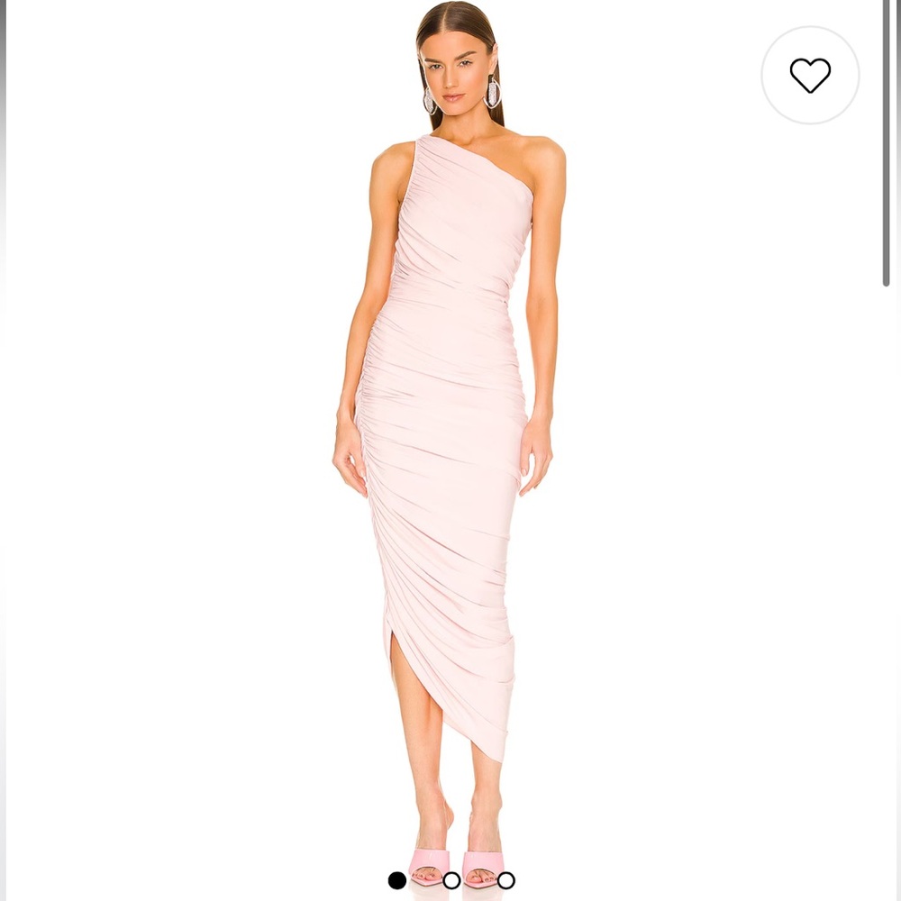 Norma Kamali Diana Gown in Blush XXS NWT